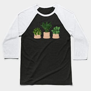 Potted Plants 3 Baseball T-Shirt